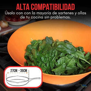 FryWall®:  Protege tu cocina y tu piel del aceite