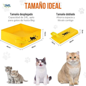 SpaceLitter®: Libertad y comodidad para tu gato, donde quiera que vayas.