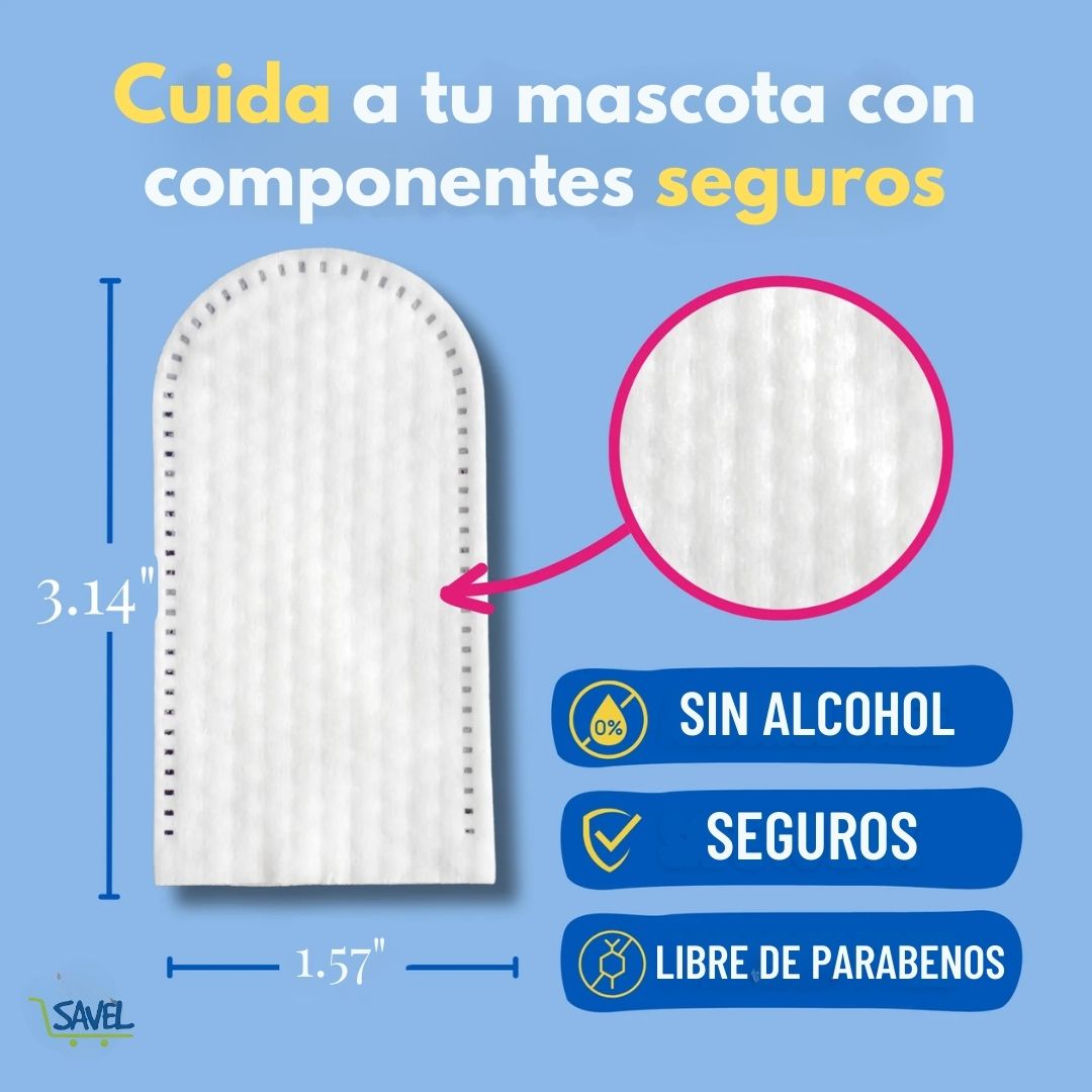 FingerWipes Pro®: Protege los oídos de tu mascota