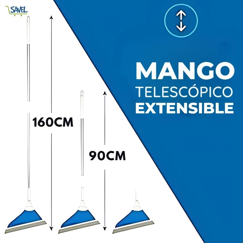 SweepSharp®: ¡La escoba que barre hasta el líquido!