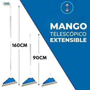 SweepSharp®: ¡La escoba que barre hasta el líquido!