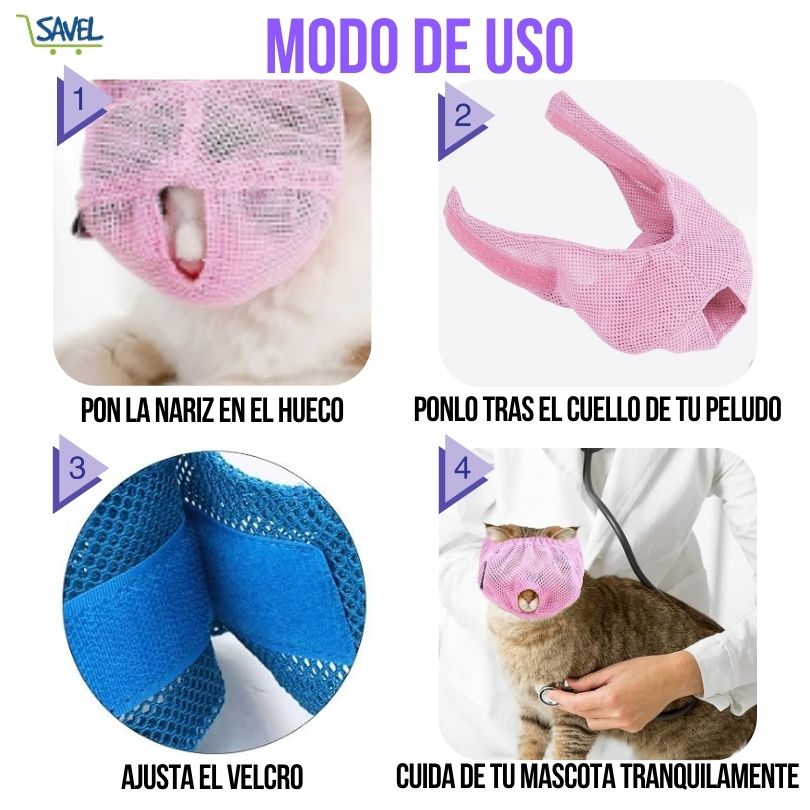 ClawMask®: Cuida tu gato sin traumas ni estrés