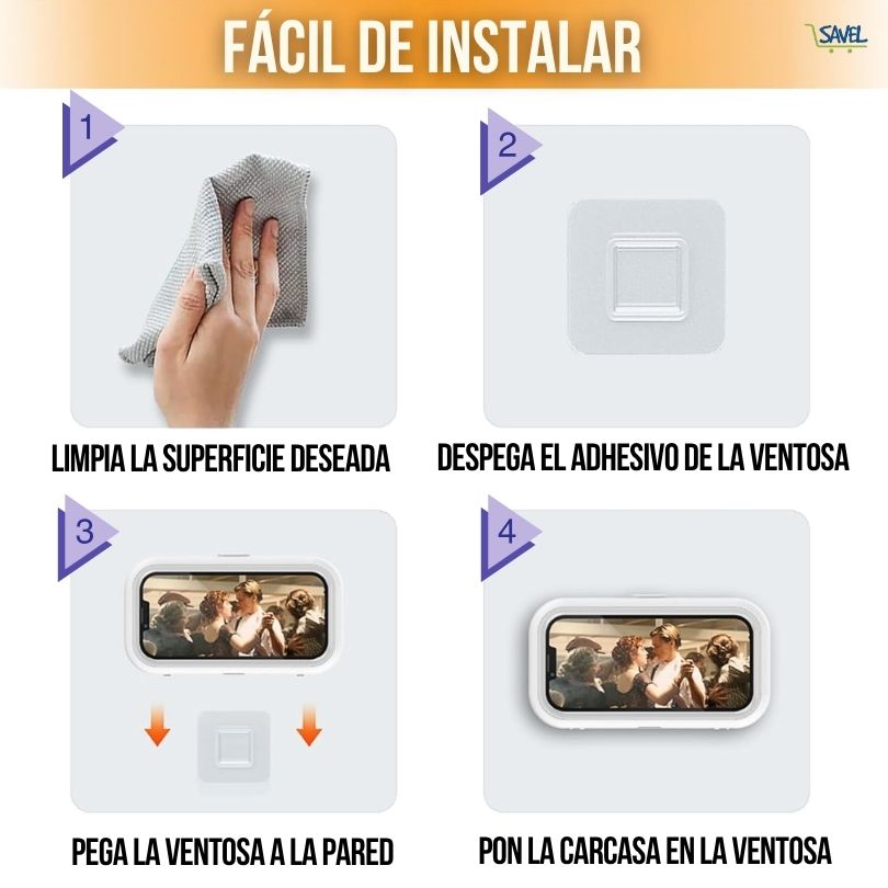 Aqua Vault®: Ahora podrás usar el celular en la ducha
