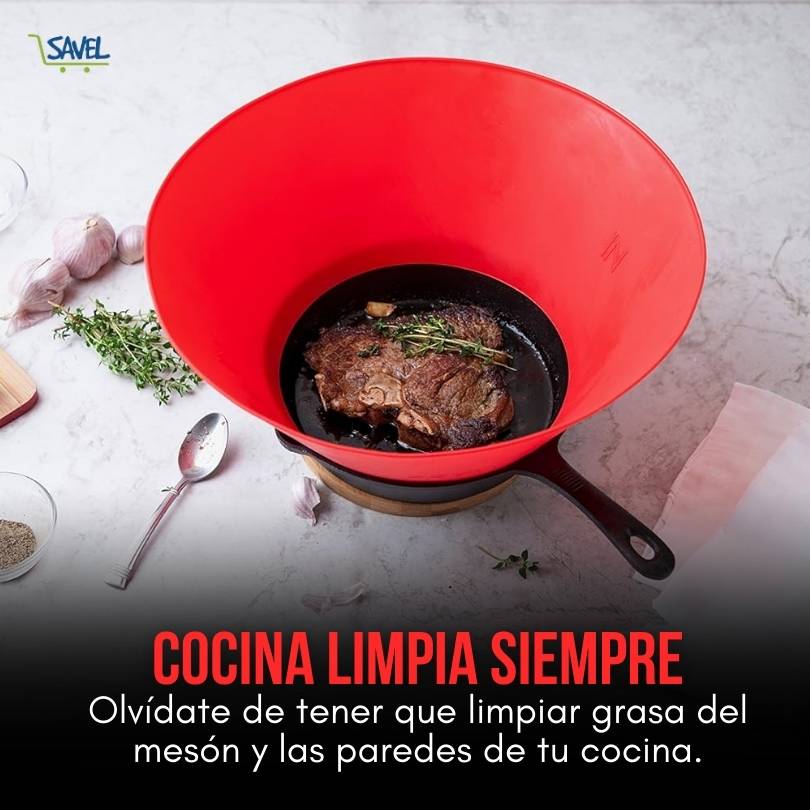 FryWall®:  Protege tu cocina y tu piel del aceite