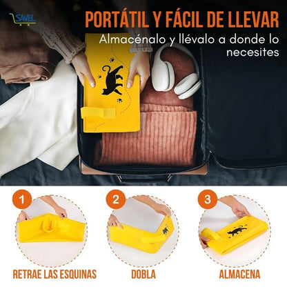 SpaceLitter®: Libertad y comodidad para tu gato, donde quiera que vayas.