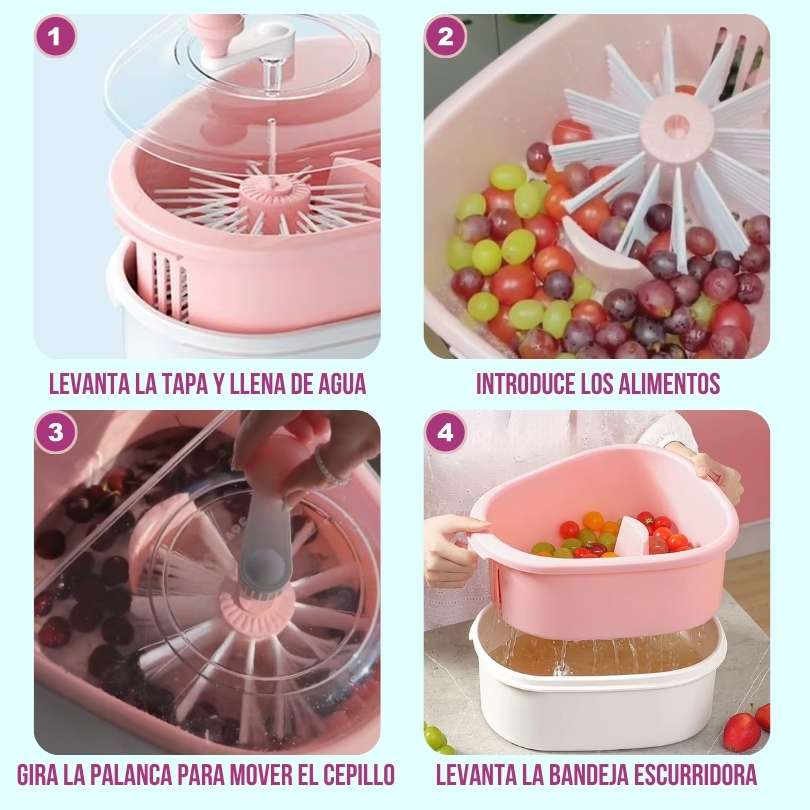 FreshSpin®: La forma más fácil y rápida de limpiar tus alimentos