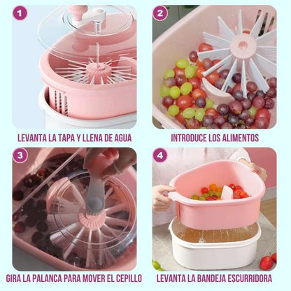 FreshSpin®: La forma más fácil y rápida de limpiar tus alimentos