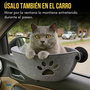 Window Nest®: Dale a tu peludo un lugar cómodo en el carro