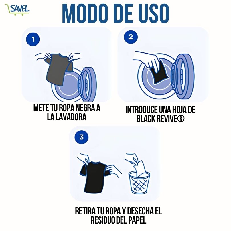 x8 Black Revive®: Devuélvele el negro a tu ropa