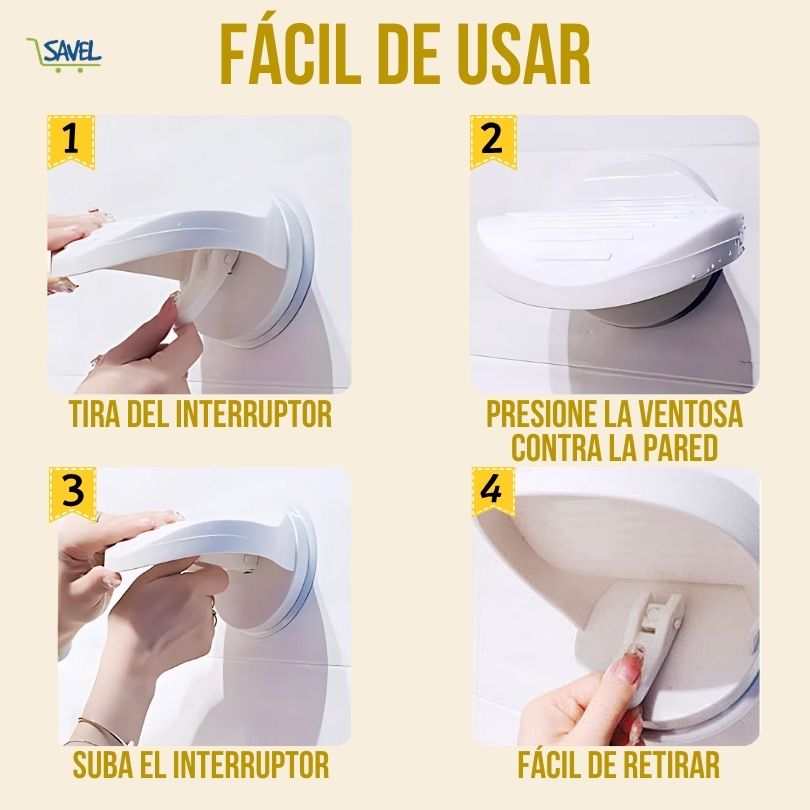 Shower Grip®: Despídete de complicaciones al depilarte en la ducha
