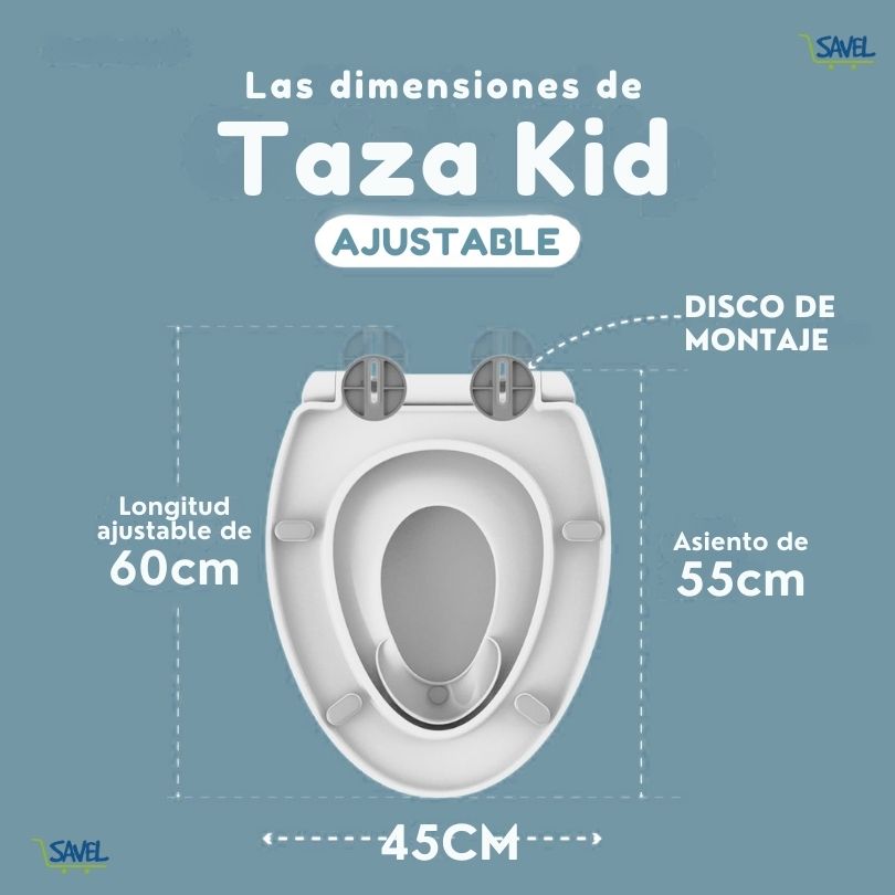 TazaKid®: Su primer paso para ir solo al baño