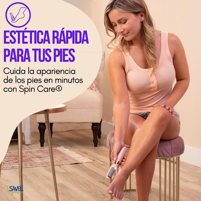 Spin Care®: Elimina la piel dura y reseca en segundos