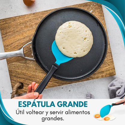 (Kit X4) Sili Cook®: Cocina de manera limpia y sin rayar tus ollas