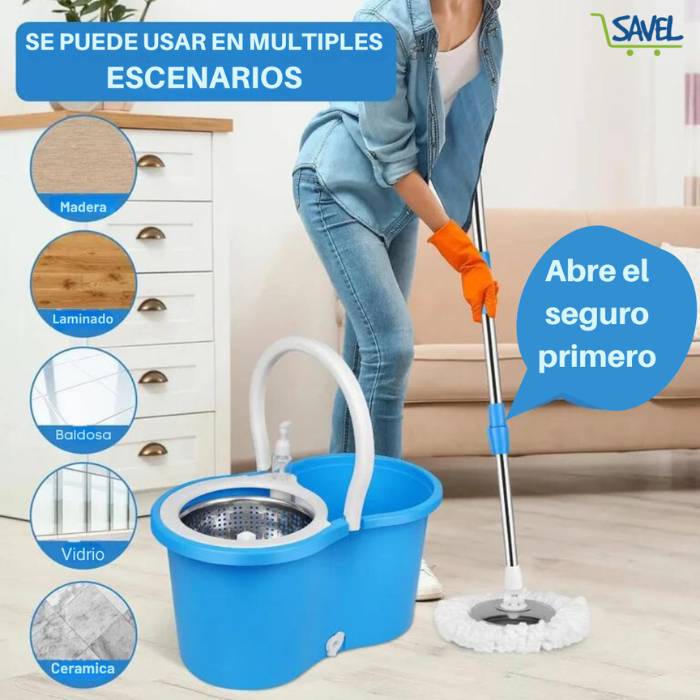 TrapHero® Trapero autoescurridor grande. Te obsequiamos 2 mopas GRATIS