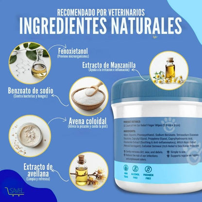FingerWipes Pro®: Dale el mejor cuidado a los ojos de tu peludito
