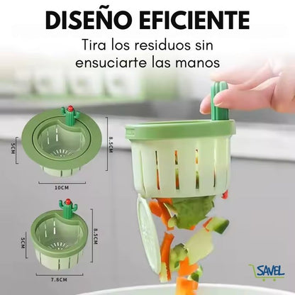 2x1 ClickDrain®: Elimina los desechos con un botón
