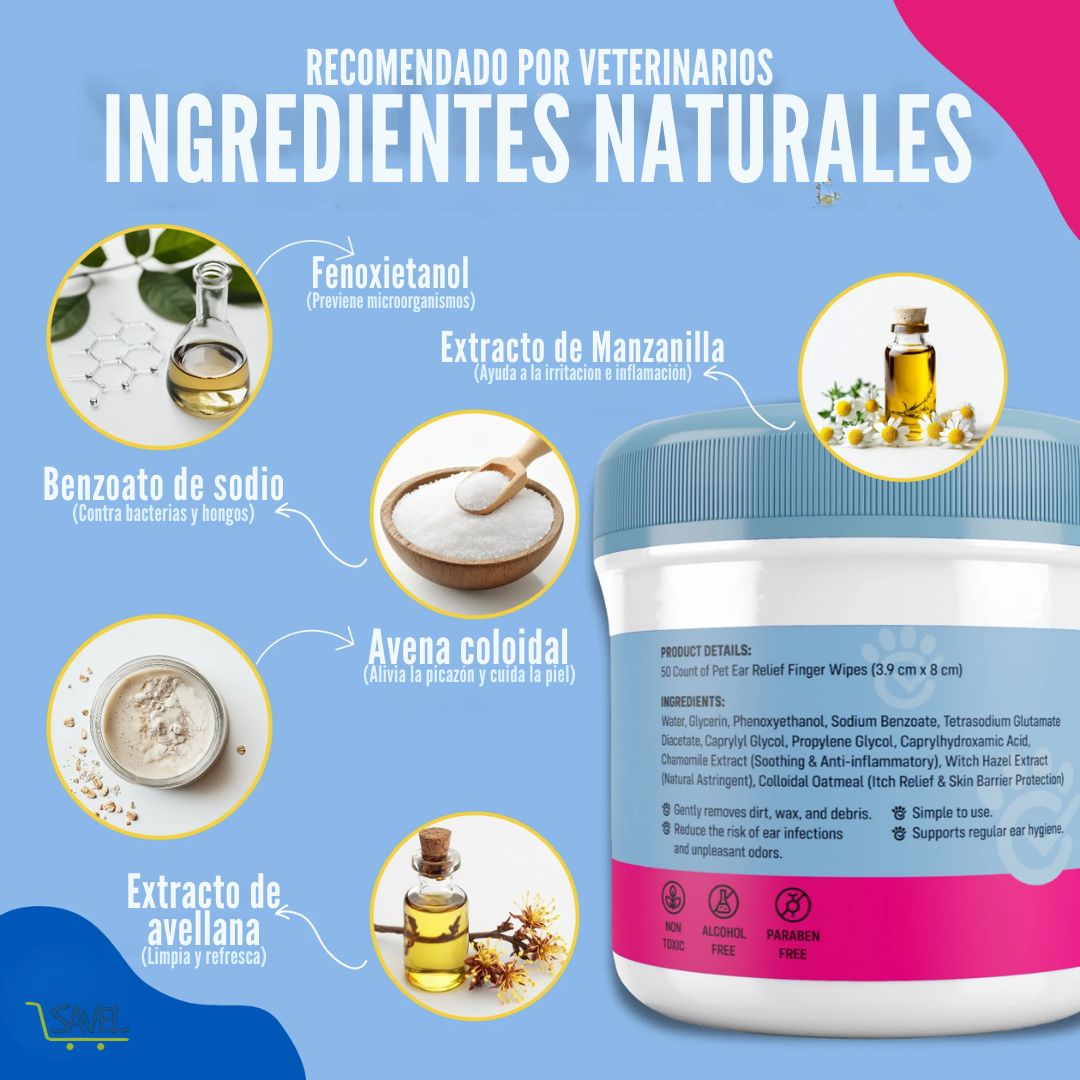 FingerWipes Pro®: Protege los oídos de tu mascota