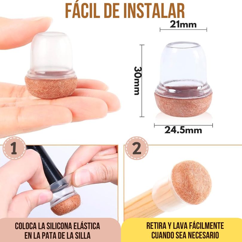 PAGA 3 SETS Y LLEVA 4 - FloorGuard ® ¡Protege tu piso contra los rayones!