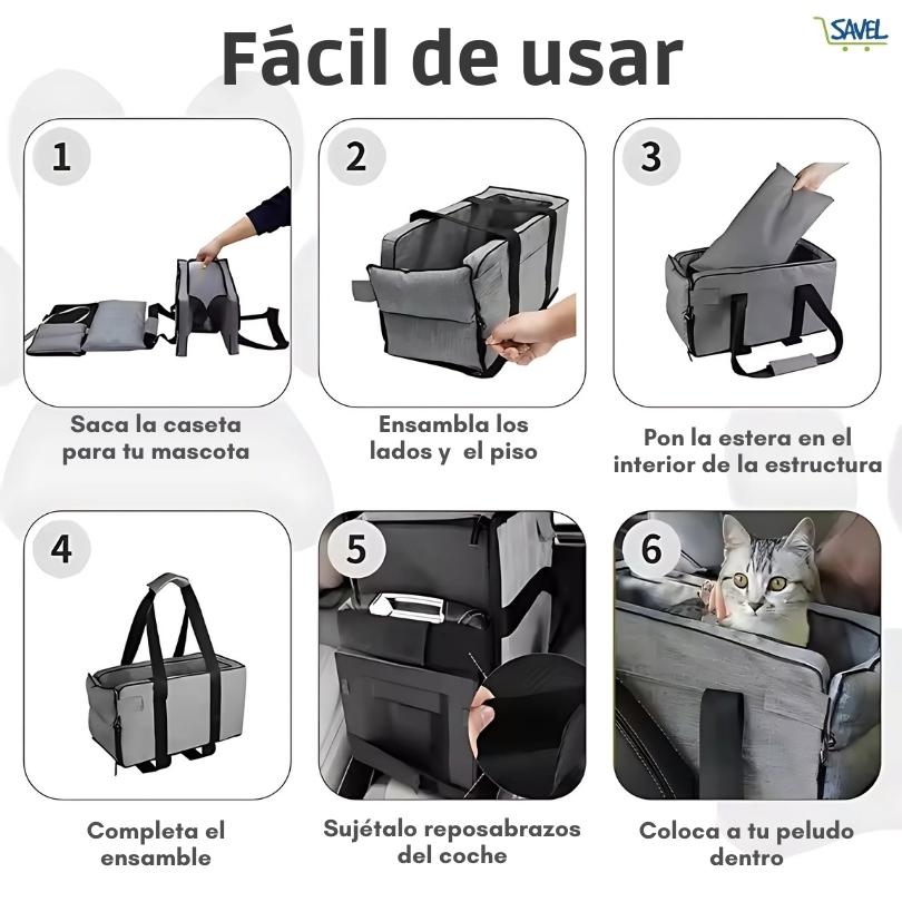 Pet Relax Car®: Tu mascota viajará segura, cómoda y cerca de ti