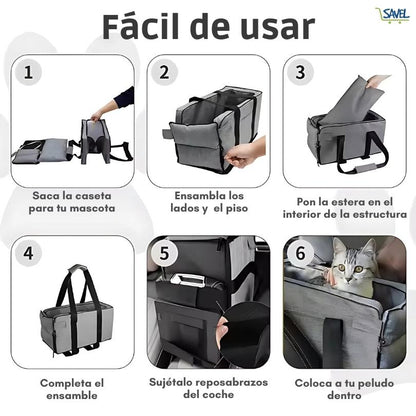 Pet Relax Car®: Tu mascota viajará segura, cómoda y cerca de ti