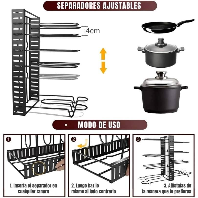CookSpace®: Protege tus ollas y mantén tu cocina en orden
