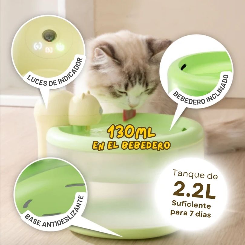 ClearDrink Font®: Dale agua fresca y limpia a tu mascota por días