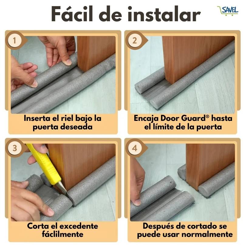3X1 DoorGuard®: Protege a tu familia contra el frío, insectos y suciedad