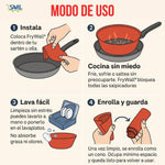 FryWall®:  Protege tu cocina y tu piel del aceite