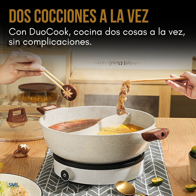 Duo Cook®: Cocina doble ahorrando tiempo y espacio