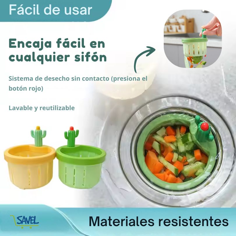 2x1 ClickDrain®: Elimina los desechos con un botón