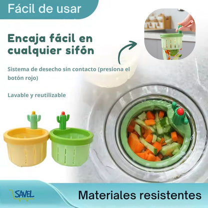 2x1 ClickDrain®: Elimina los desechos con un botón