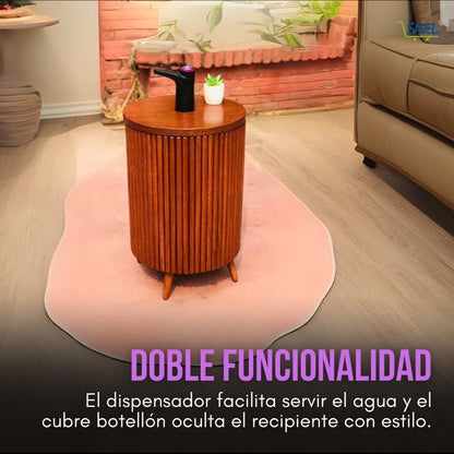 2 en 1 PerfectWater®: Cobertor de botellón y dispensador eléctrico