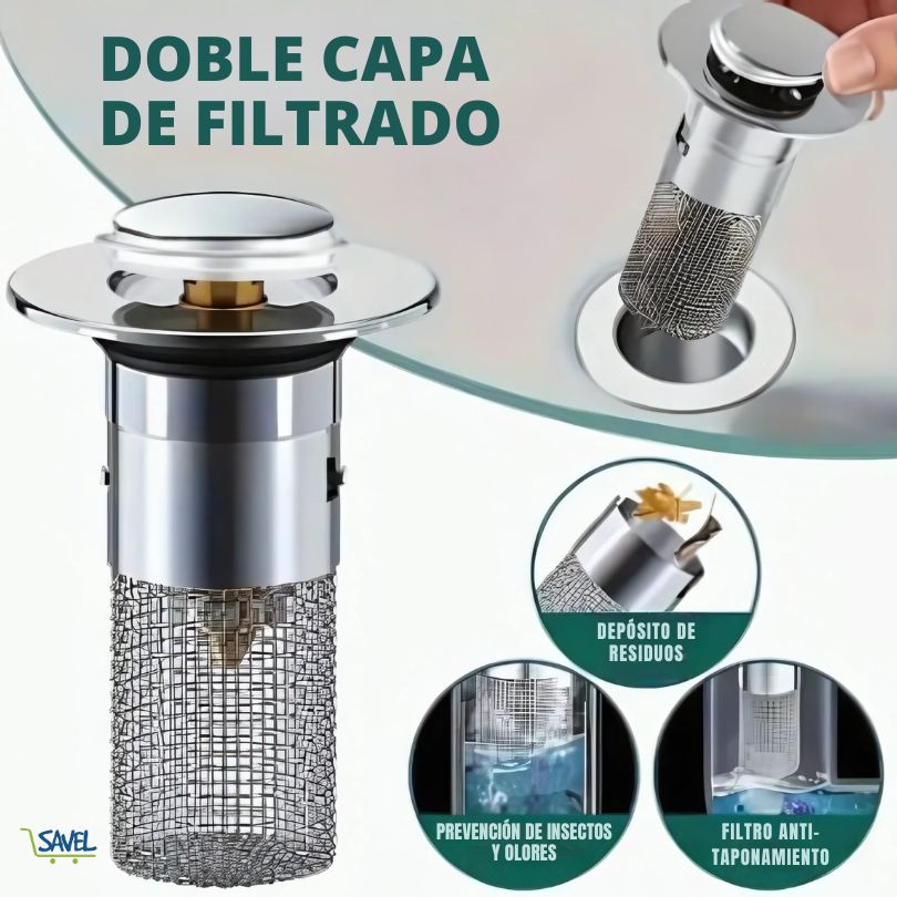 2X1 DrainGuard®: Dile adiós a los desagües atascados