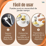 Ralla Pro®: Prepara purés perfectos sin esfuerzo + AFILADOR DE CUCHILLO GRATIS