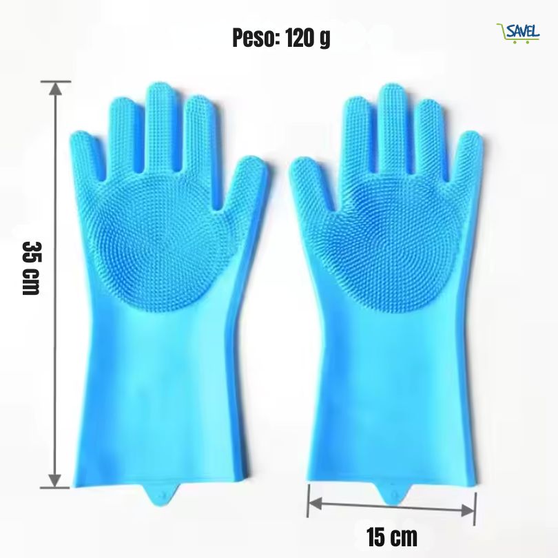 CleanGlove®: Haz que tu mascota le encante bañarse. (Par de Guantes)