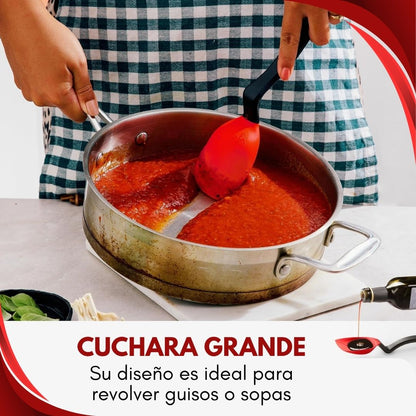 (Kit X4) Sili Cook®: Cocina de manera limpia y sin rayar tus ollas