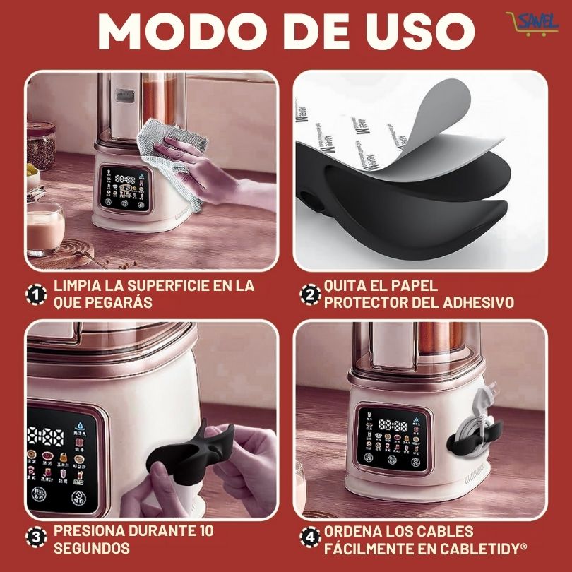 5X3 CableTidy®: Mantén todos los cables ordenados