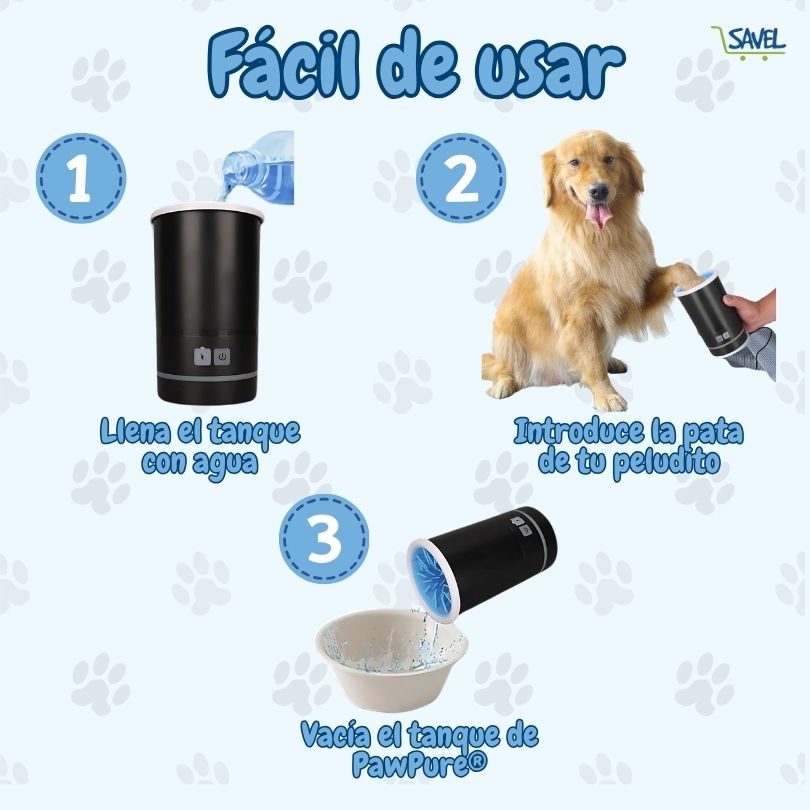 PawPure®: Limpieza profunda para las patas de tu peludo