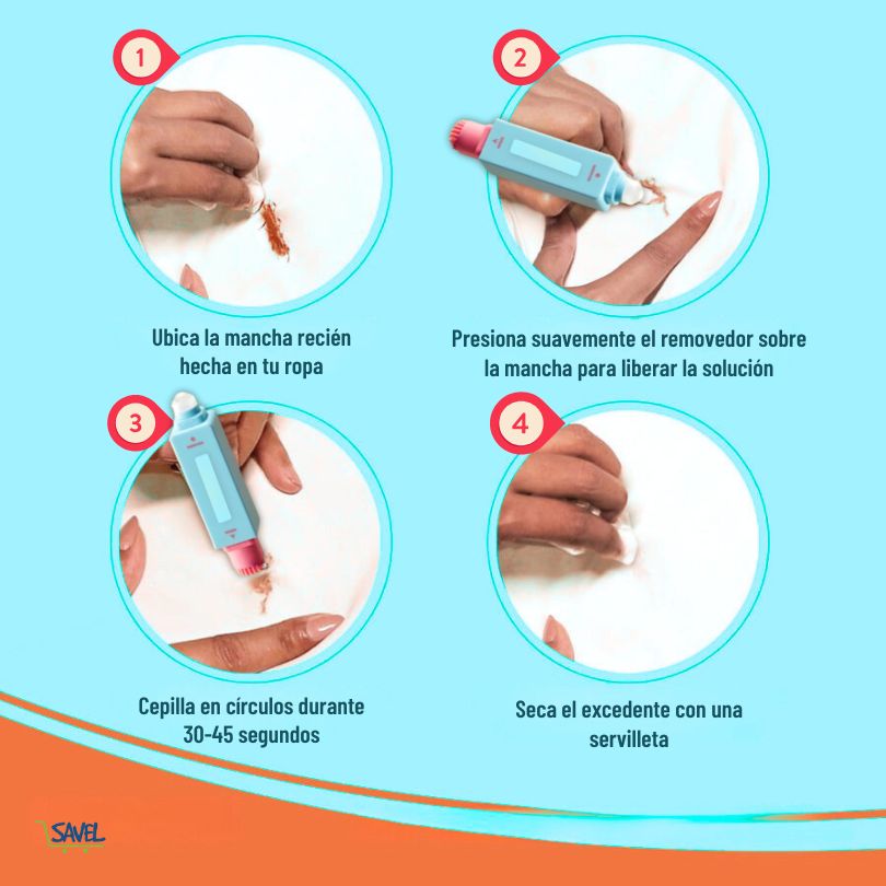 CleanPen®: Limpia fácilmente accidentes en tu ropa