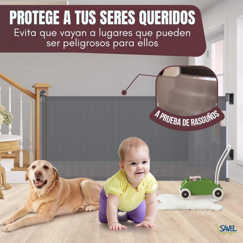 Barrera SafeZone Pro®: Protege los que más amas sin perder espacio