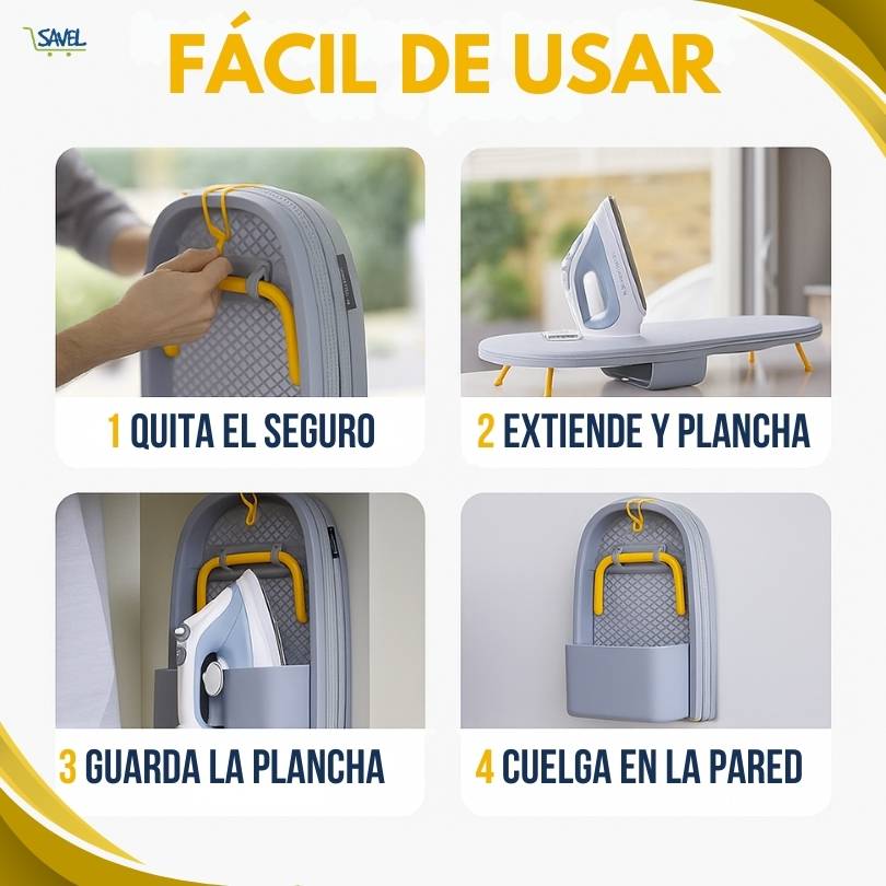 Iron Flex®: La tabla de planchar que te ayuda a  ahorrar espacio