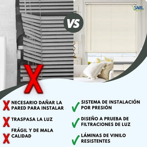 PressBlind®: La forma moderna de tener persianas sin dañar tu hogar
