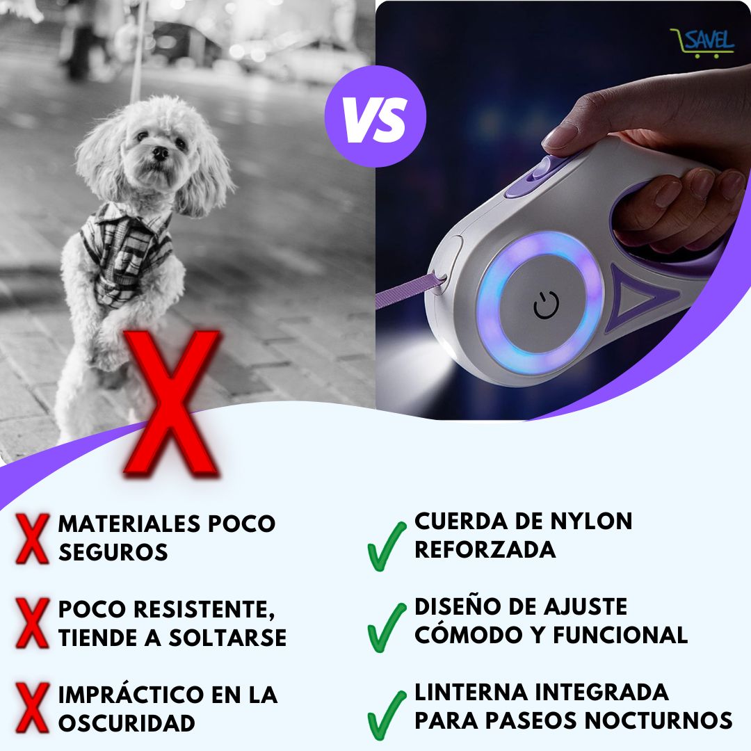 Pup Glow®: Pasea a tu perro sin miedo a la oscuridad