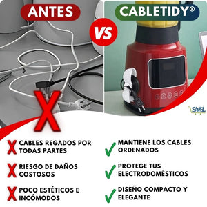 5X3 CableTidy®: Mantén todos los cables ordenados