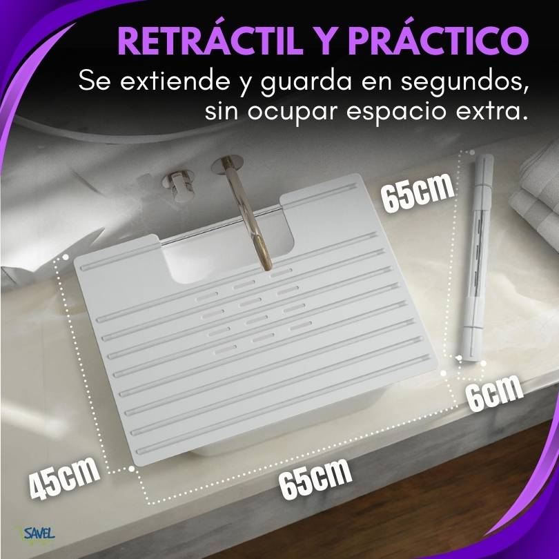 Flex Board®: Aprovecha el espacio de tu lavamanos
