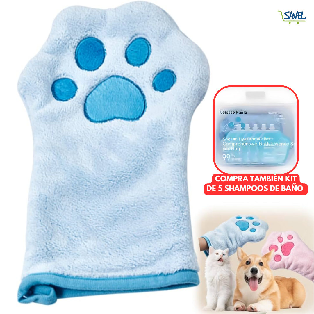 Pet Glove®: Despídete del estrés al bañar a tu mascota