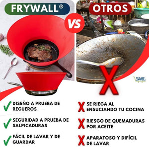FryWall®:  Protege tu cocina y tu piel del aceite