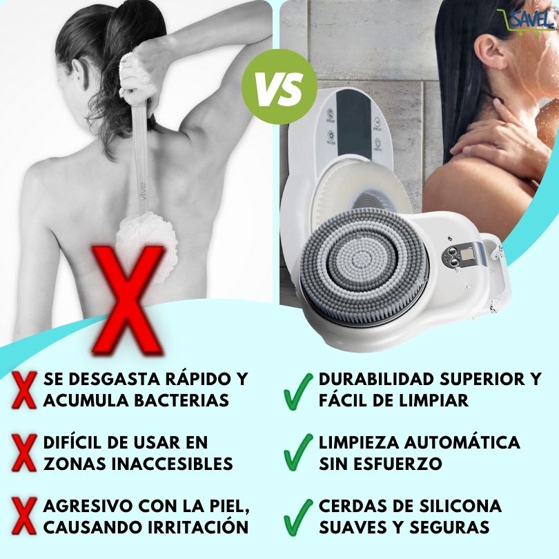 SpinScrub®: La forma más fácil de limpiar tu espalda