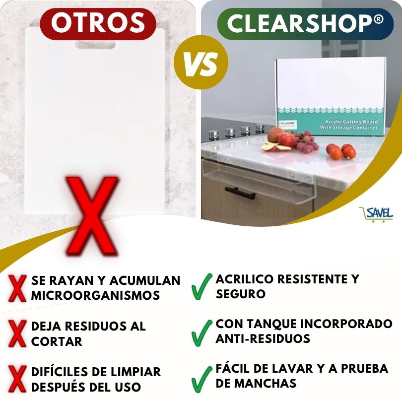ClearChop®: Corta mientras mantienes tu cocina ordenada