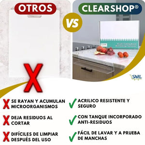 ClearChop®: Corta mientras mantienes tu cocina ordenada
